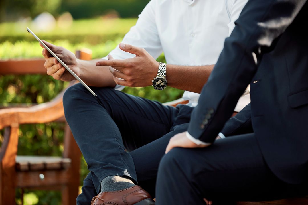 Adviseur in gesprek met ondernemer